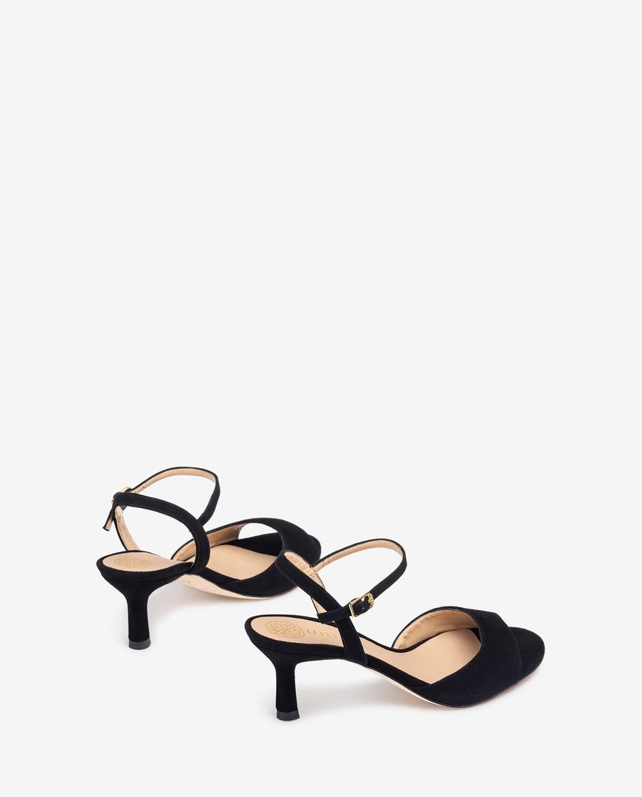 Sandales habillées à talon bas Unisa pour femme - Noir