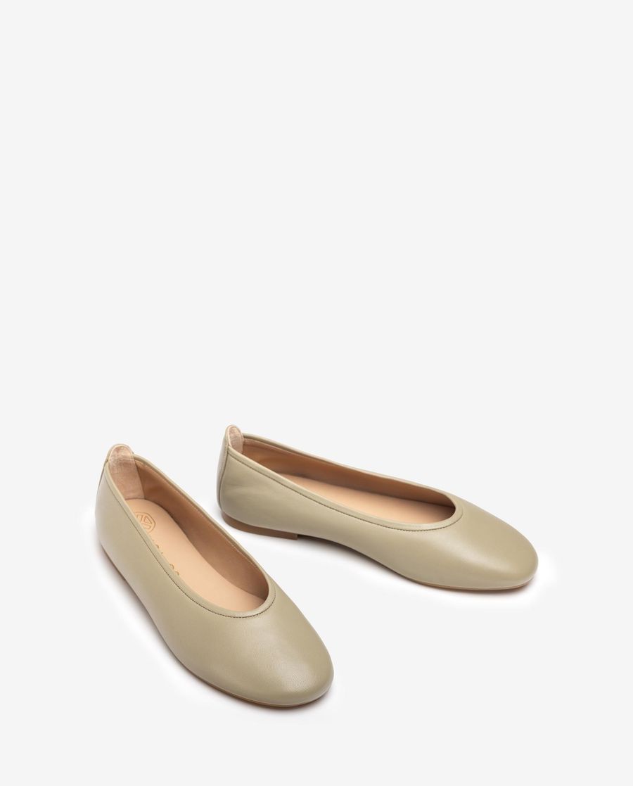 Ballerines à bout rond Unisa pour femme - Vert