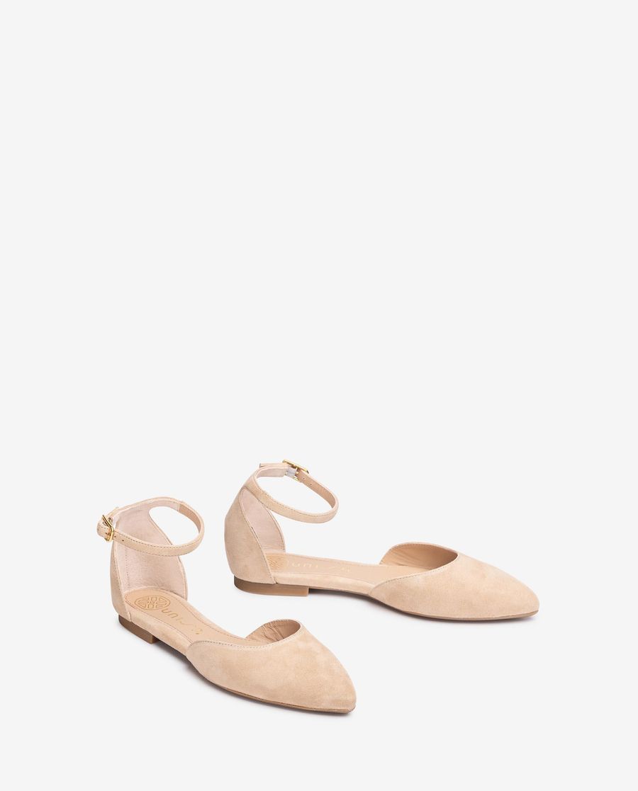 Ballerines à bride arrière Unisa Femme - Beige