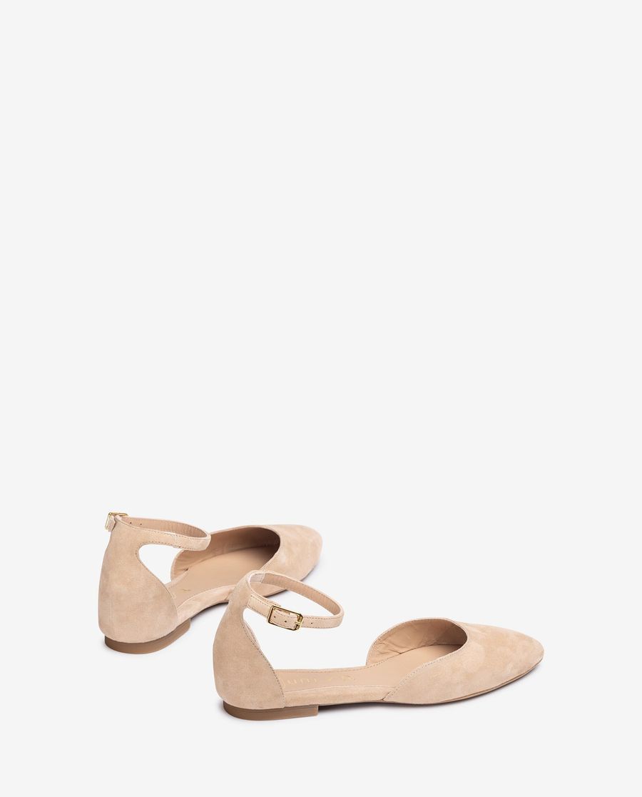 Ballerines à bride arrière Unisa Femme - Beige