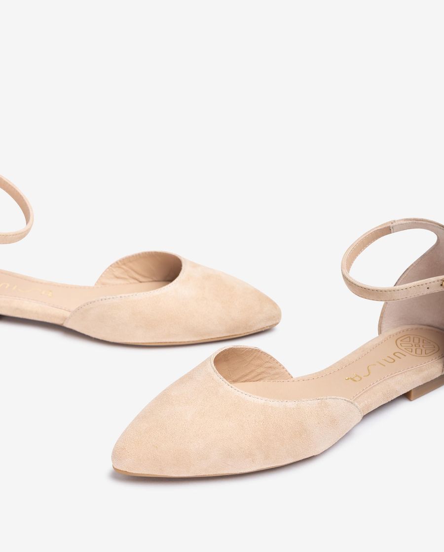 Ballerines à bride arrière Unisa Femme - Beige