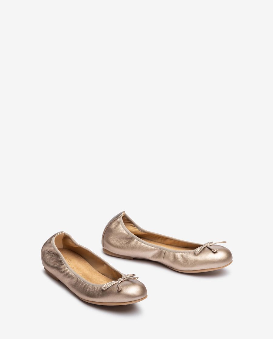 Ballerines Unisa Femme à bout rond - Bronze