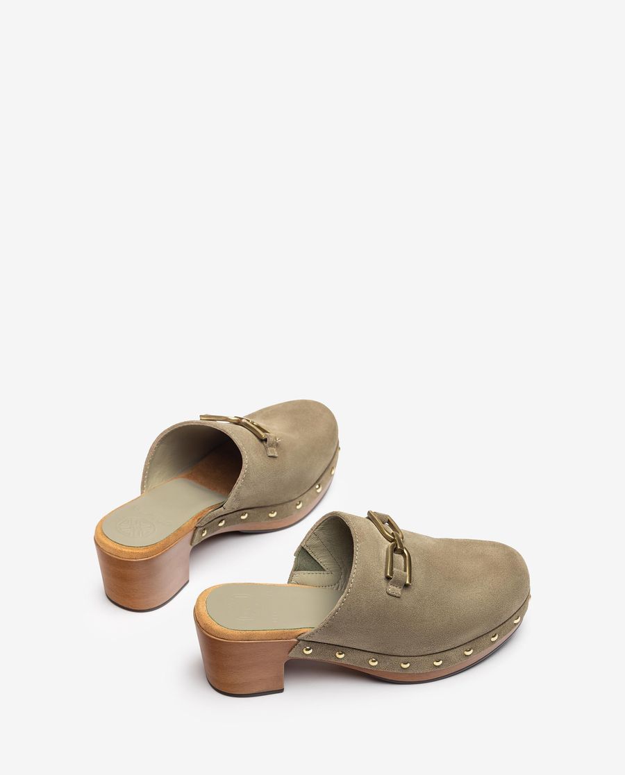 Sabot clouté et à boucle Unisa pour femme - Vert
