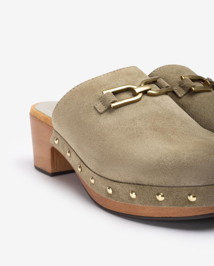 Sabot clouté et à boucle Unisa pour femme - Vert