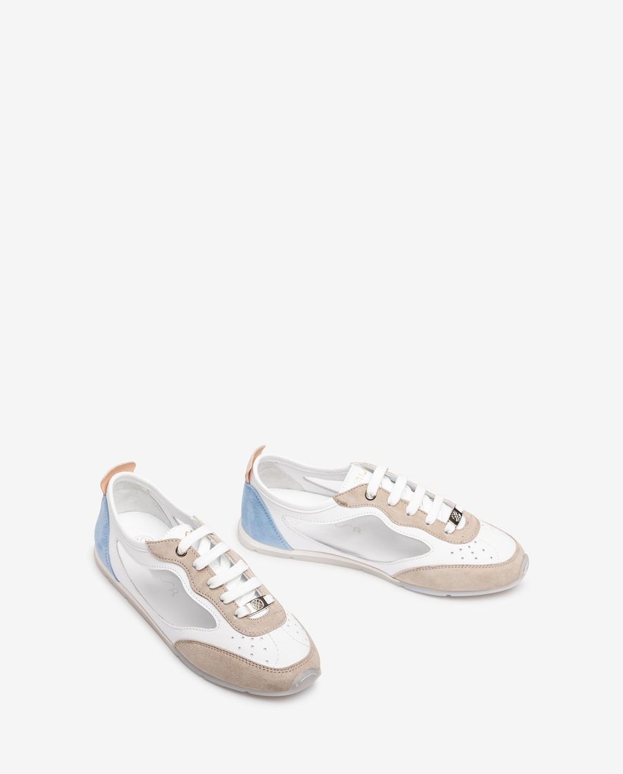 Baskets en maille Unisa pour femme - Blanc / Écru