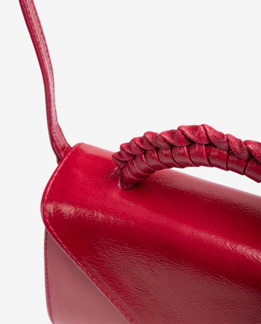 Sac à Main Unisa Femme à Poignée Tressée - Rouge