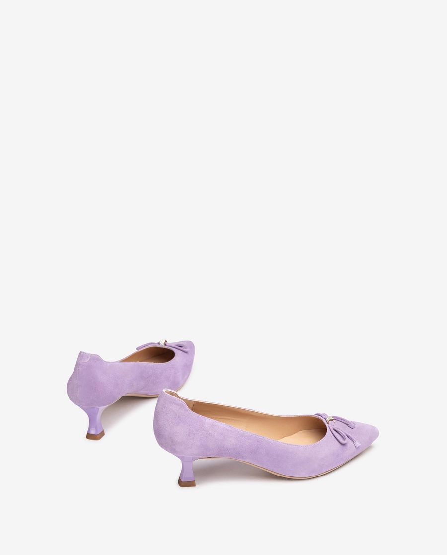 Escarpins à talon orné assorti Unisa pour femme - Lilas