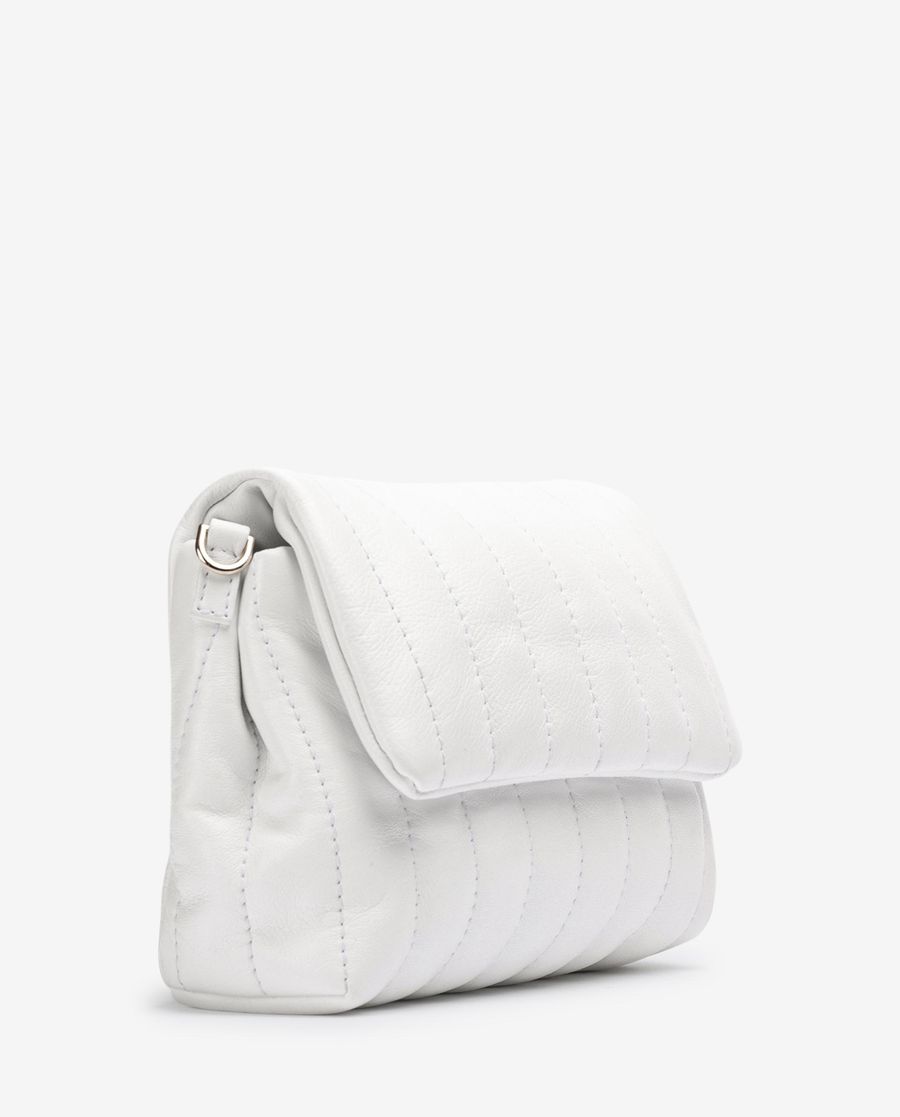 Petit sac fourre-tout matelassé Unisa Femme - Blanc