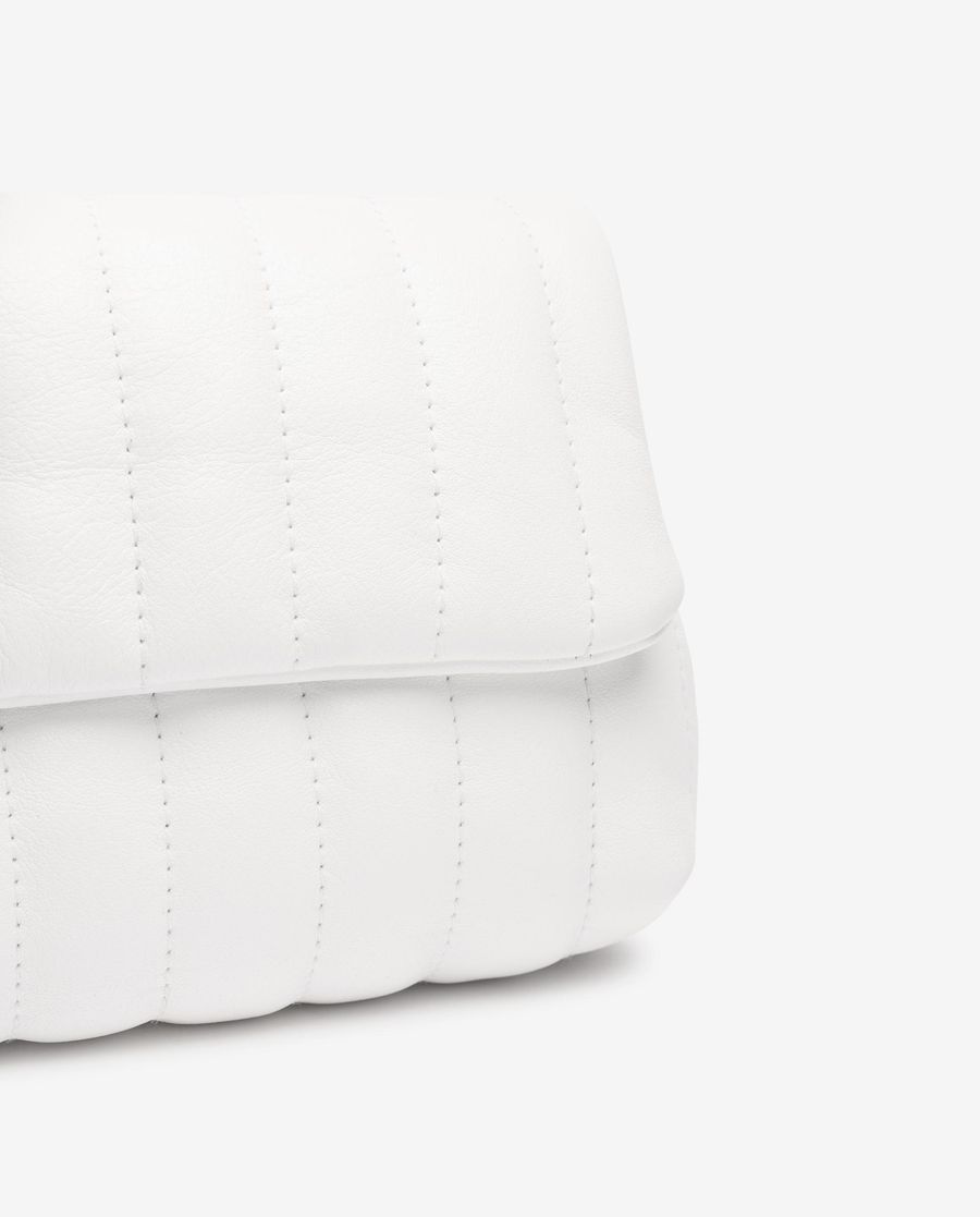 Petit sac fourre-tout matelassé Unisa Femme - Blanc