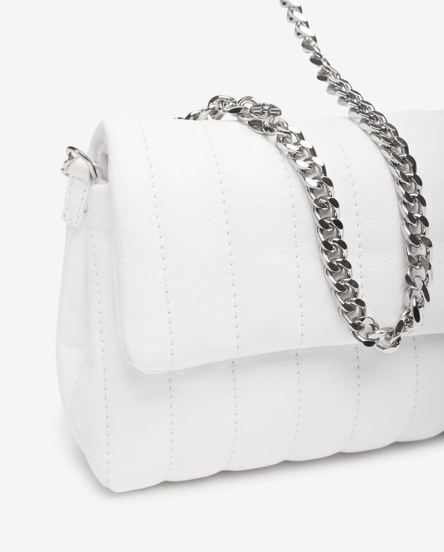 Petit sac fourre-tout matelassé Unisa Femme - Blanc