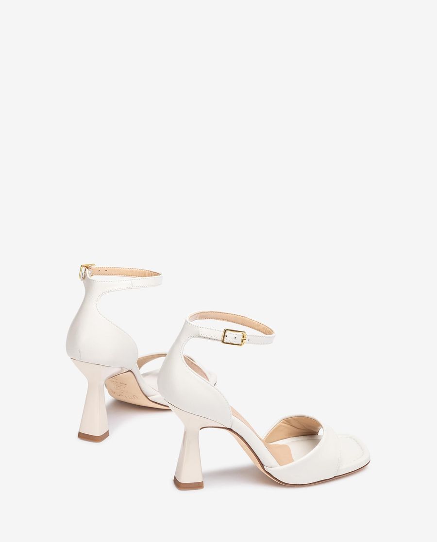 Sandales à bride arrière Unisa pour femme - Blanc