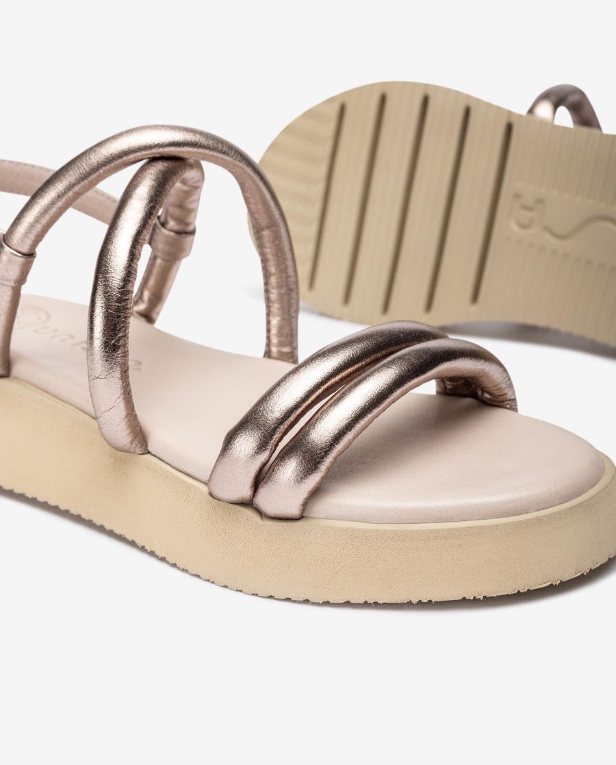 Sandales à lanières rembourrées Unisa pour femme - Bronze