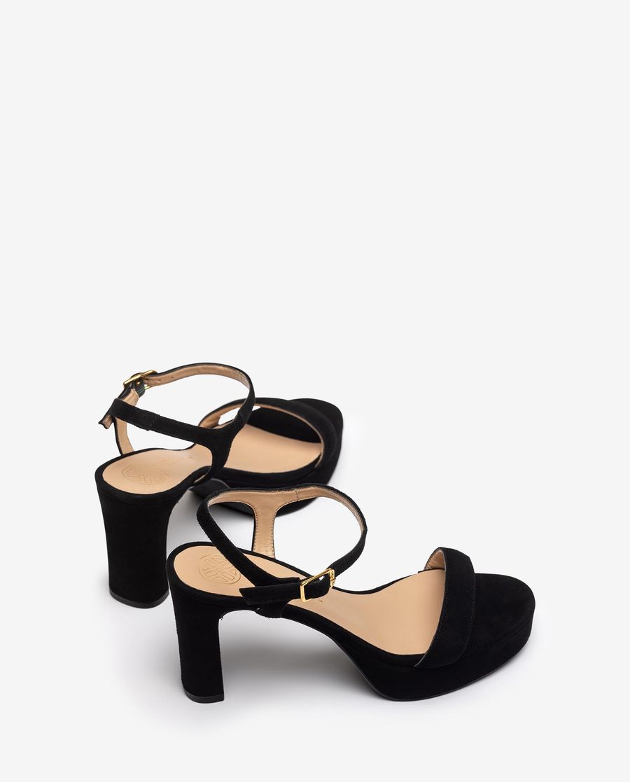 Sandales à talons et plateformes Unisa pour femme - Noir