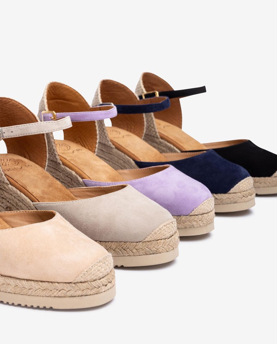 Espadrilles à talons hauts Unisa pour femme - Beige