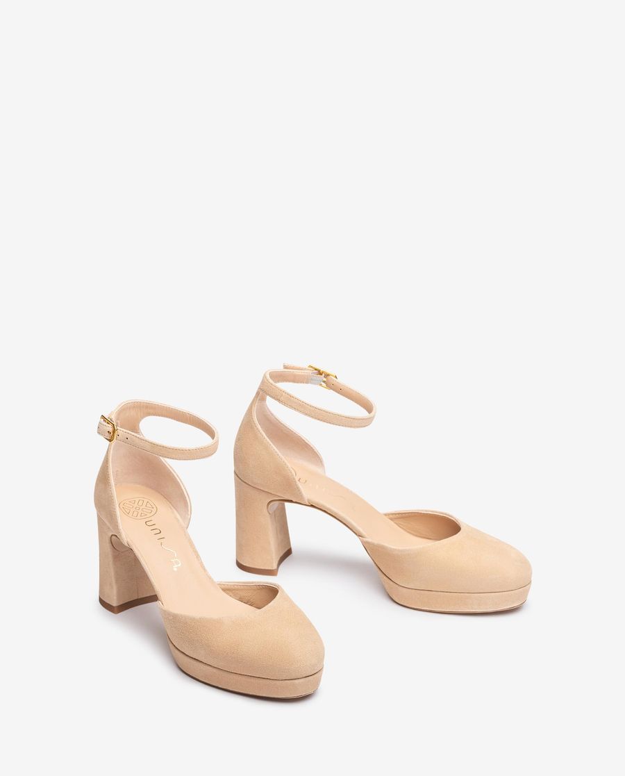 Escarpins Unisa Femme à talon compensé - Beige