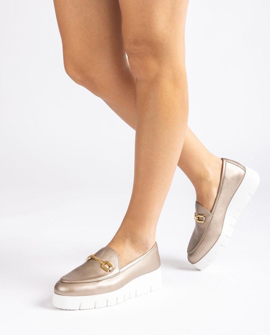 Mocassins à plateforme pour femme Unisa - Bronze