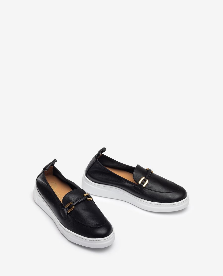 Mocassins ultra-légers Unisa pour femme - Noir