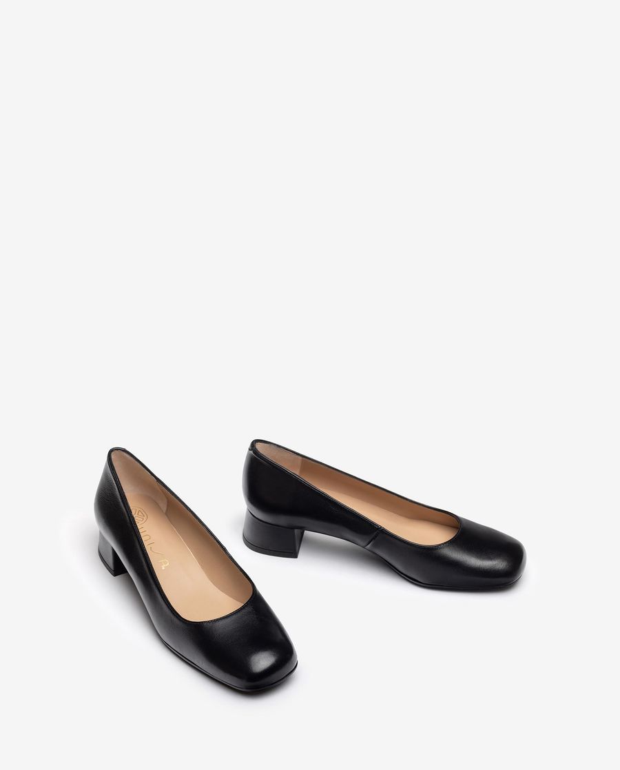 Escarpins à bout carré Unisa pour femme - Noir