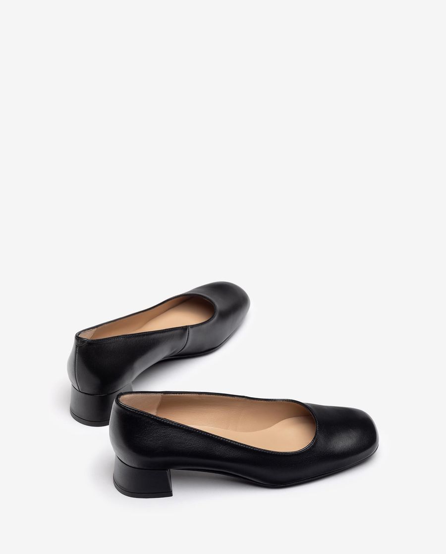 Escarpins à bout carré Unisa pour femme - Noir