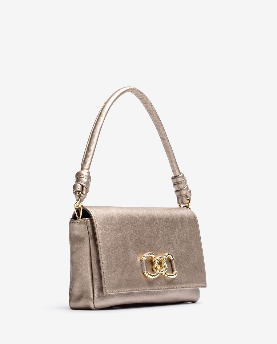 Sac bandoulière perlé Unisa pour femme - Bronze