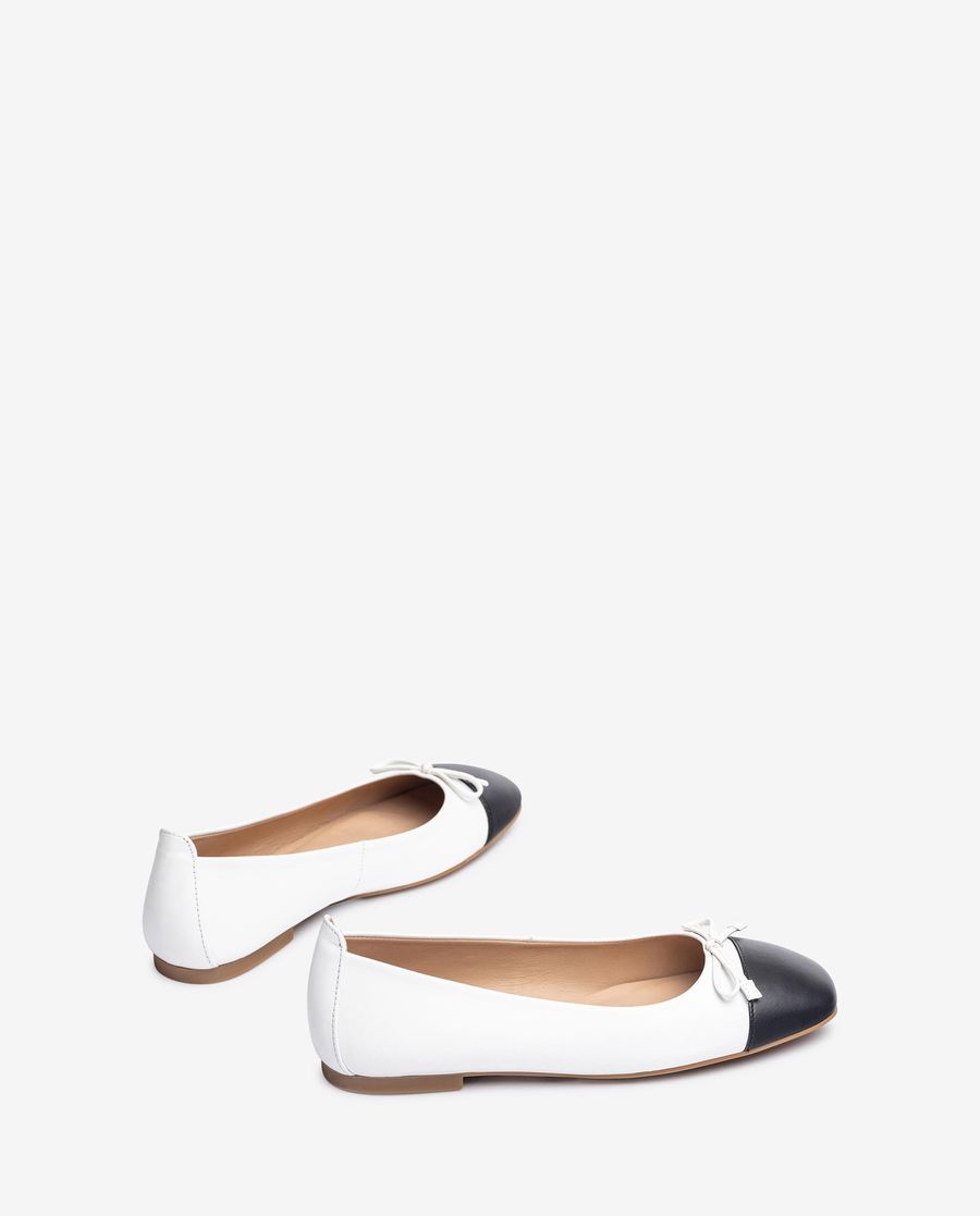 Ballerines à bout carré Unisa pour femme - Blanc