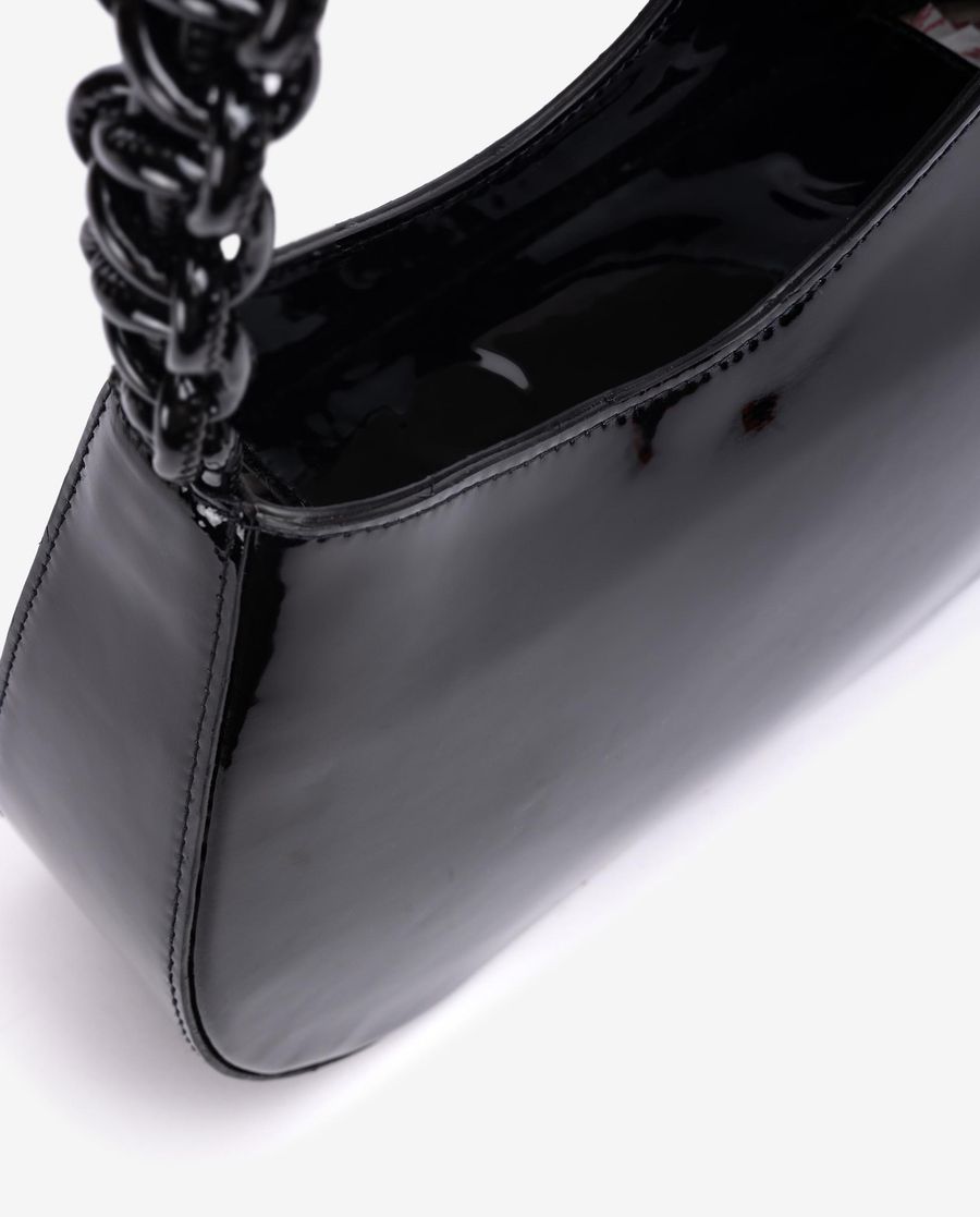Sac asymétrique avec anse tressée Unisa pour femme - Noir
