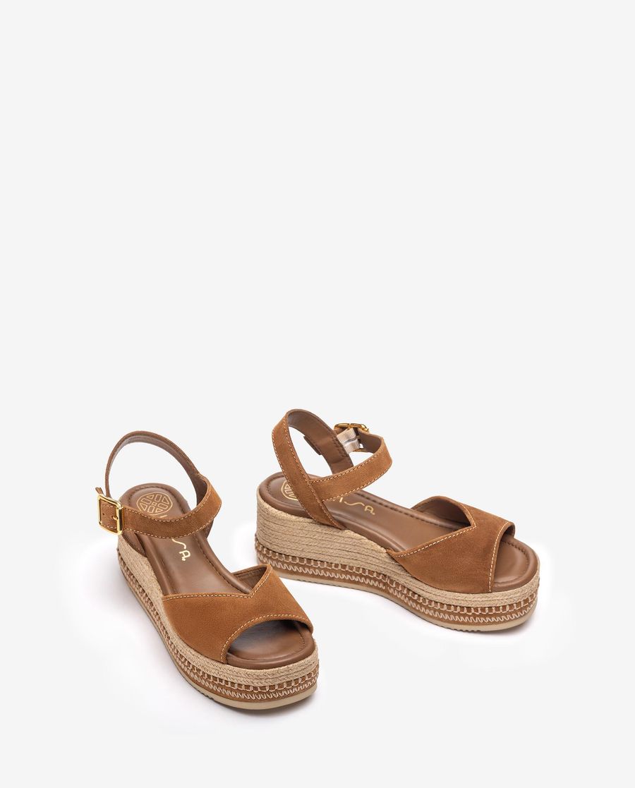 Sandale à motif bloc Unisa Femme - Marron