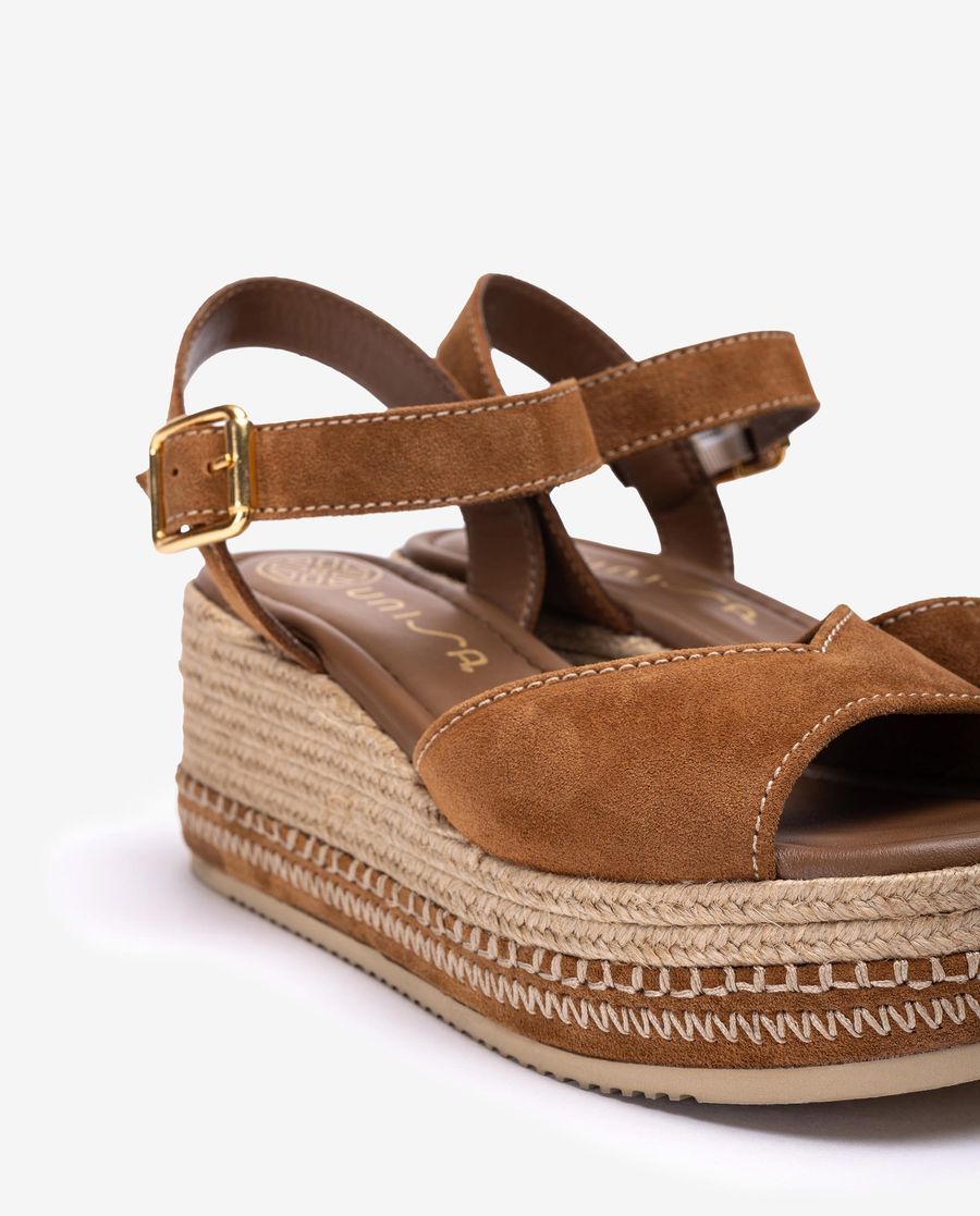 Sandale à motif bloc Unisa Femme - Marron