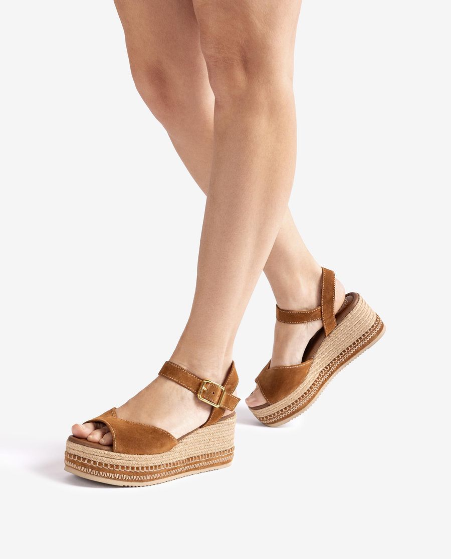 Sandale à motif bloc Unisa Femme - Marron
