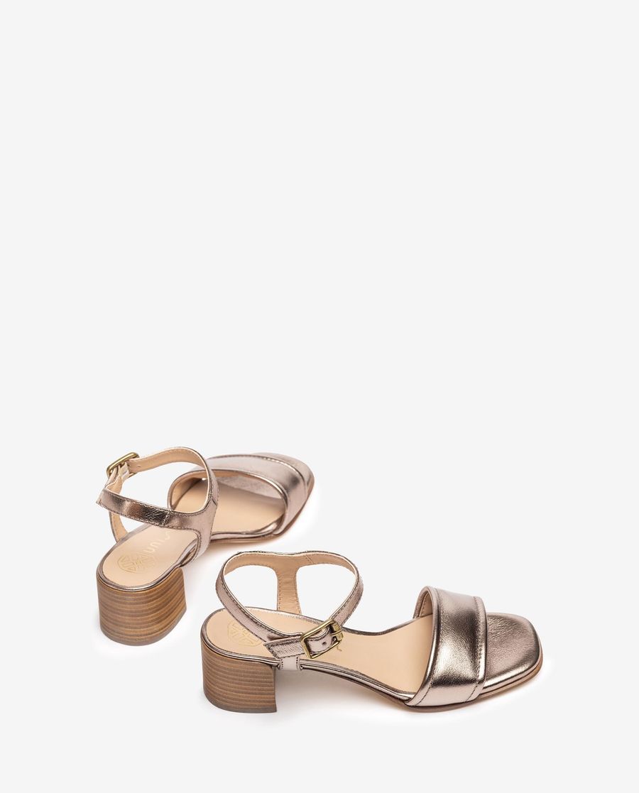 Sandales à tige rembourrée Unisa pour femme - Bronze