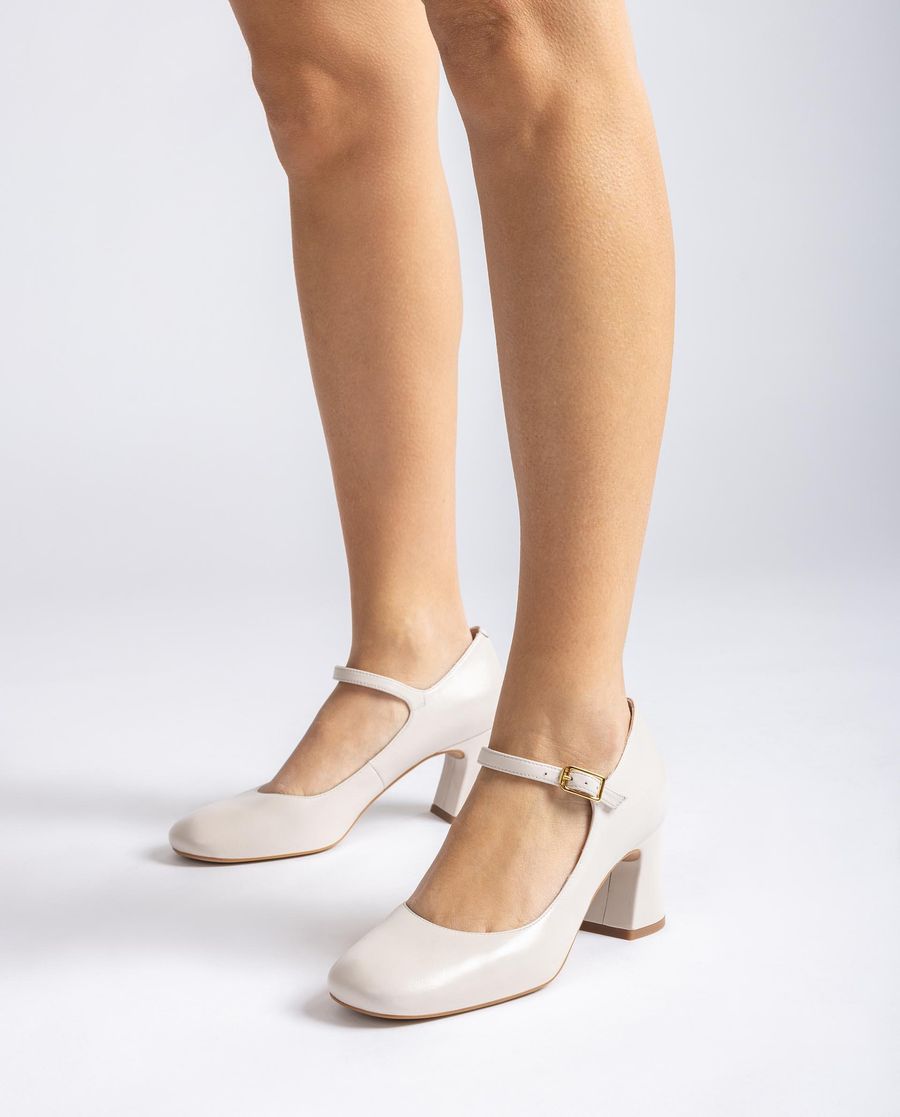 Babes Unisa à bout carré pour femme - Blanc