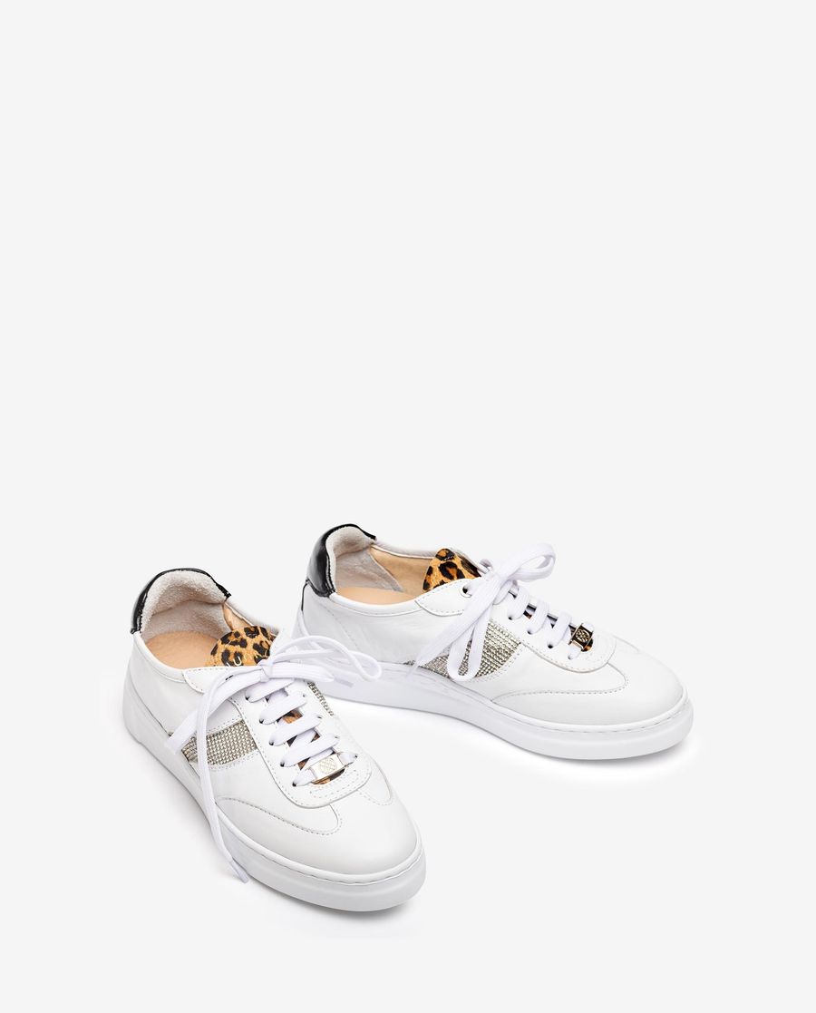 Chaussures de sport à ornements latéraux Unisa pour femme - Blanc / Cann