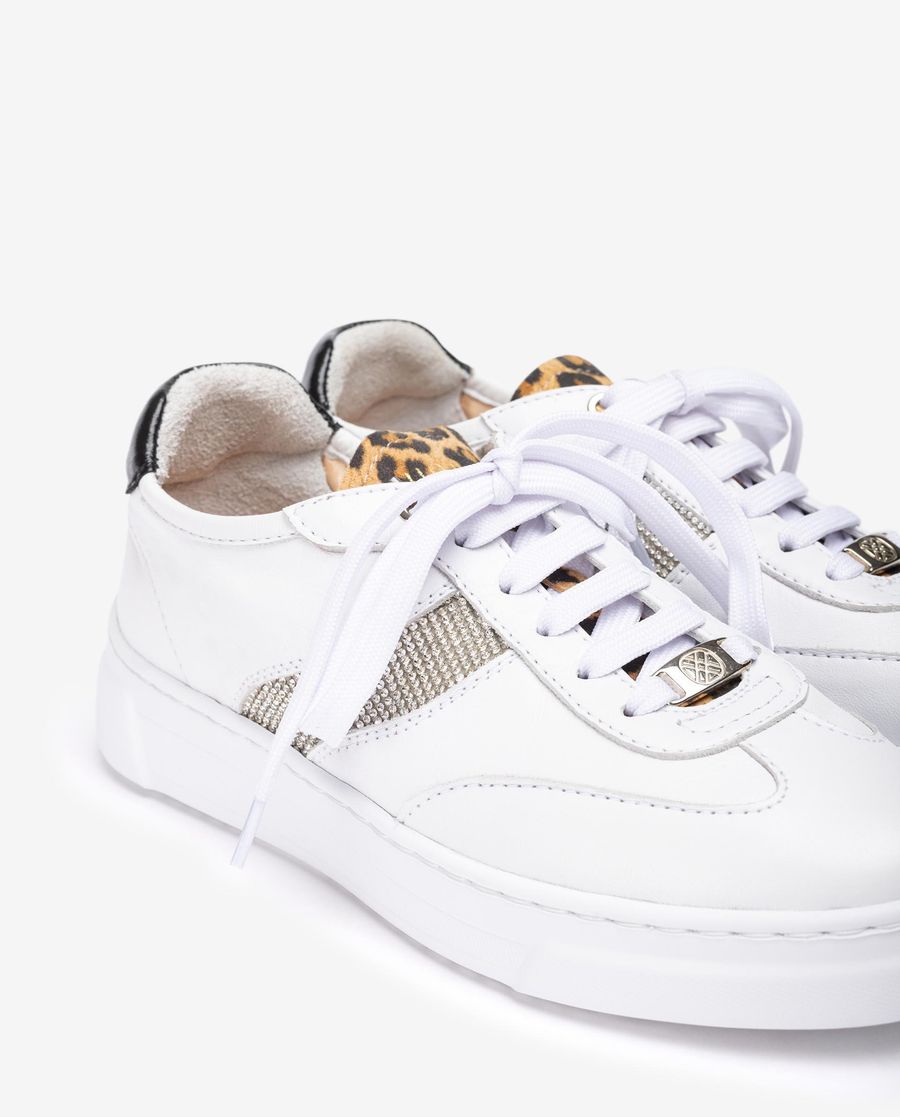 Chaussures de sport à ornements latéraux Unisa pour femme - Blanc / Cann