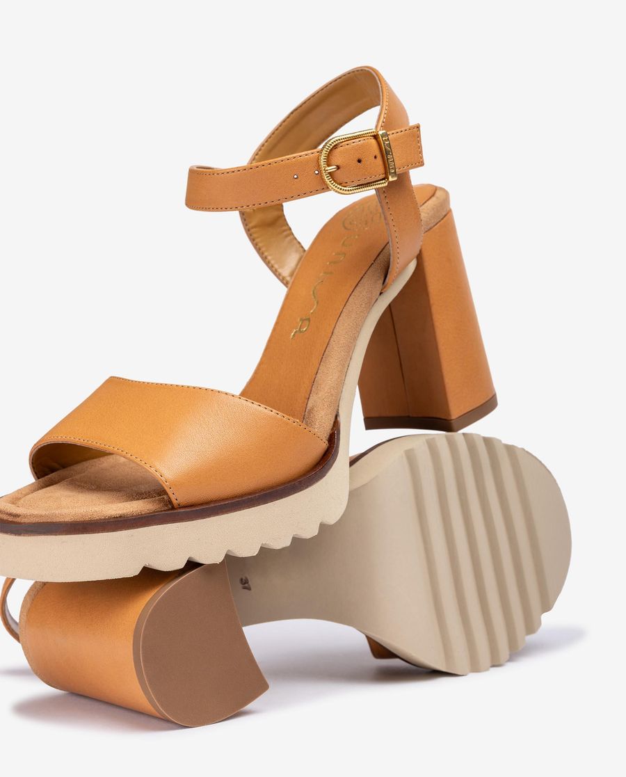 Sandales à talons hauts ultra-légères Unisa pour femme - Marron