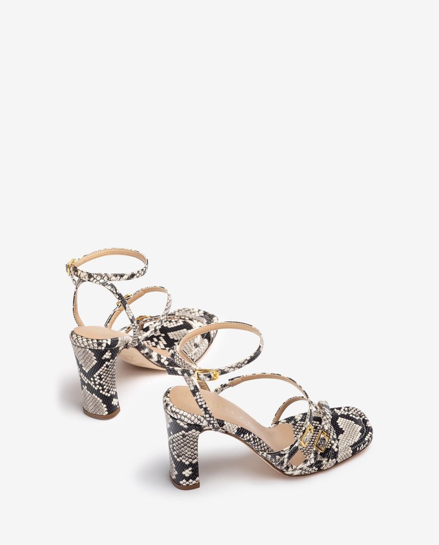 Sandales à talons hauts et brides Unisa pour femme - Ivoire