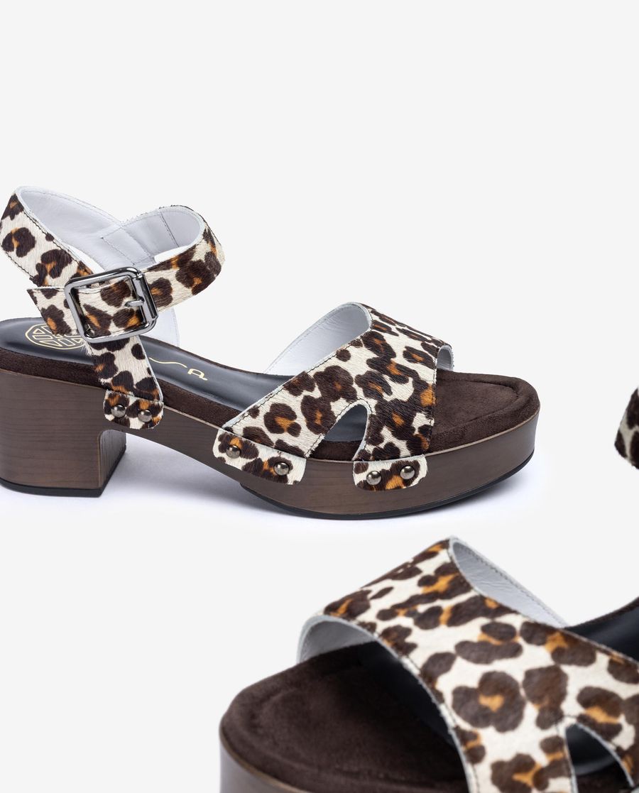 Sandales compensées Unisa pour femme - Blanc