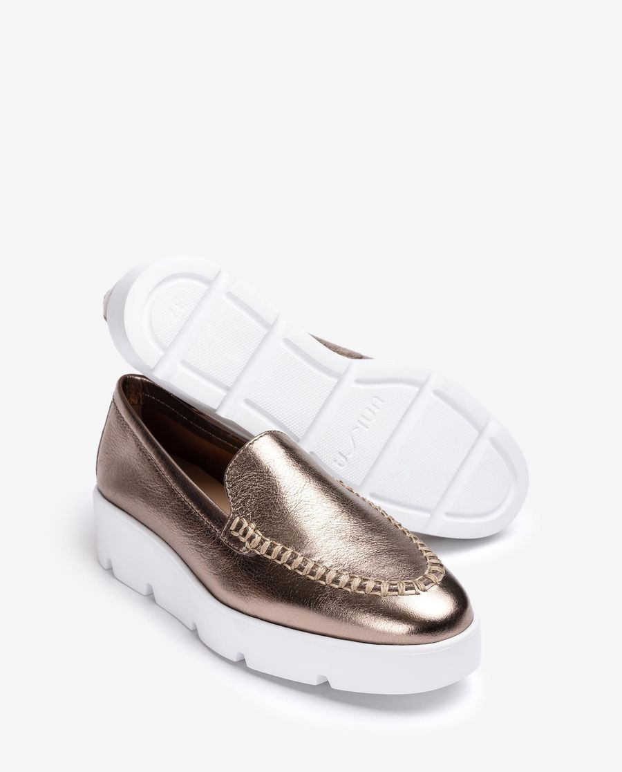 Mocassins à plateforme pour femme Unisa - Bronze