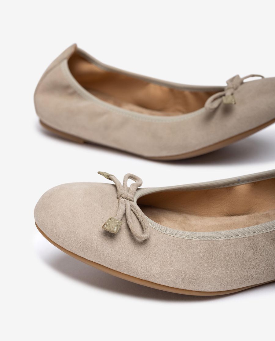 Unisa pour femme Ballerines à bout rond - Beige