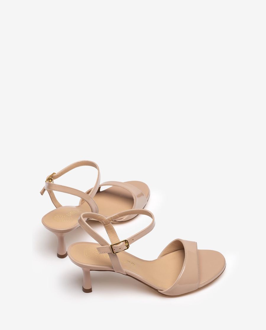 Sandales habillées en cuir verni Unisa pour femme - Rose