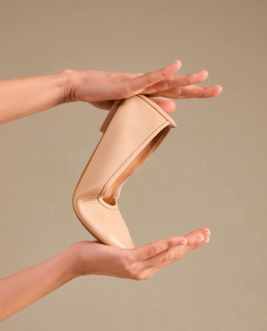 Unisa pour femme Ballerines à bout rond - Beige