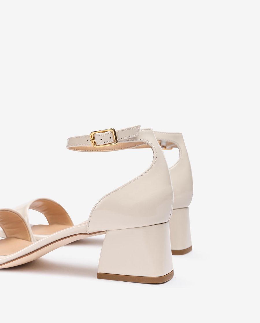 Sandales à talon carré Unisa pour femme - Blanc