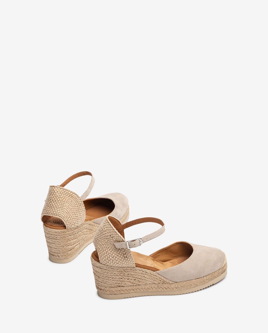 Espadrilles à bride arrière Unisa pour femme - Marron