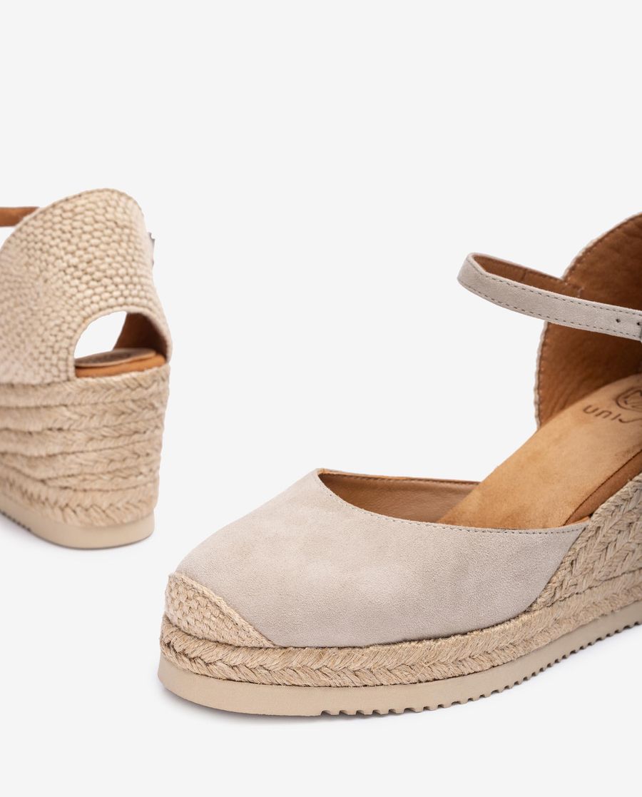 Espadrilles à bride arrière Unisa pour femme - Marron