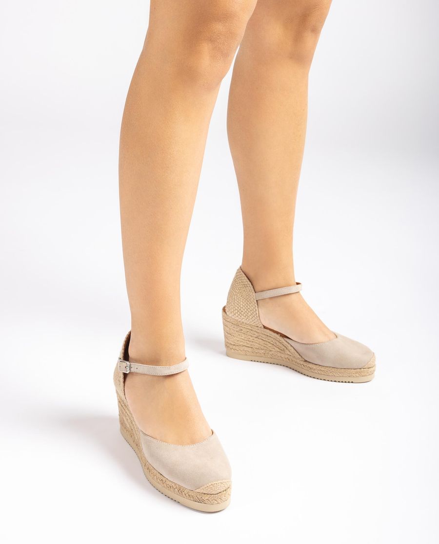 Espadrilles à bride arrière Unisa pour femme - Marron