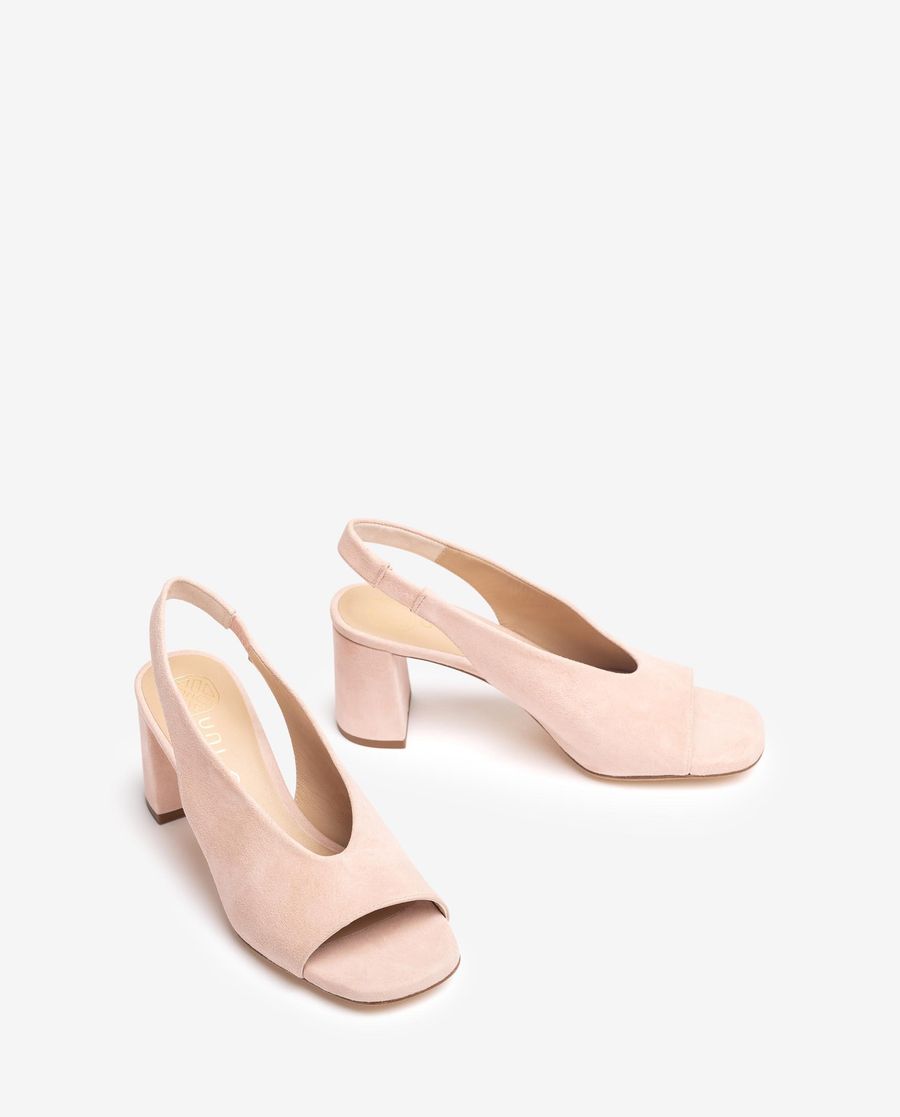 Sandales à bout ouvert et bride arrière Unisa pour femme - Rose
