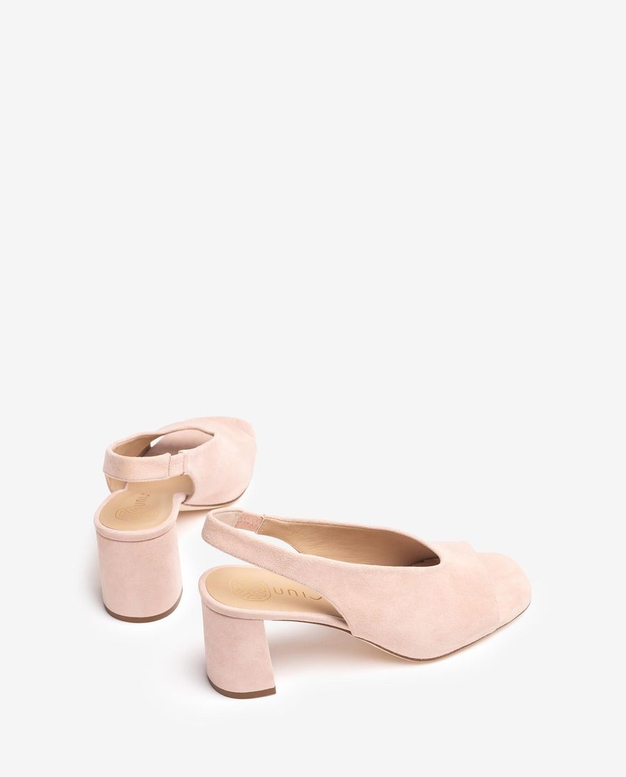 Sandales à bout ouvert et bride arrière Unisa pour femme - Rose