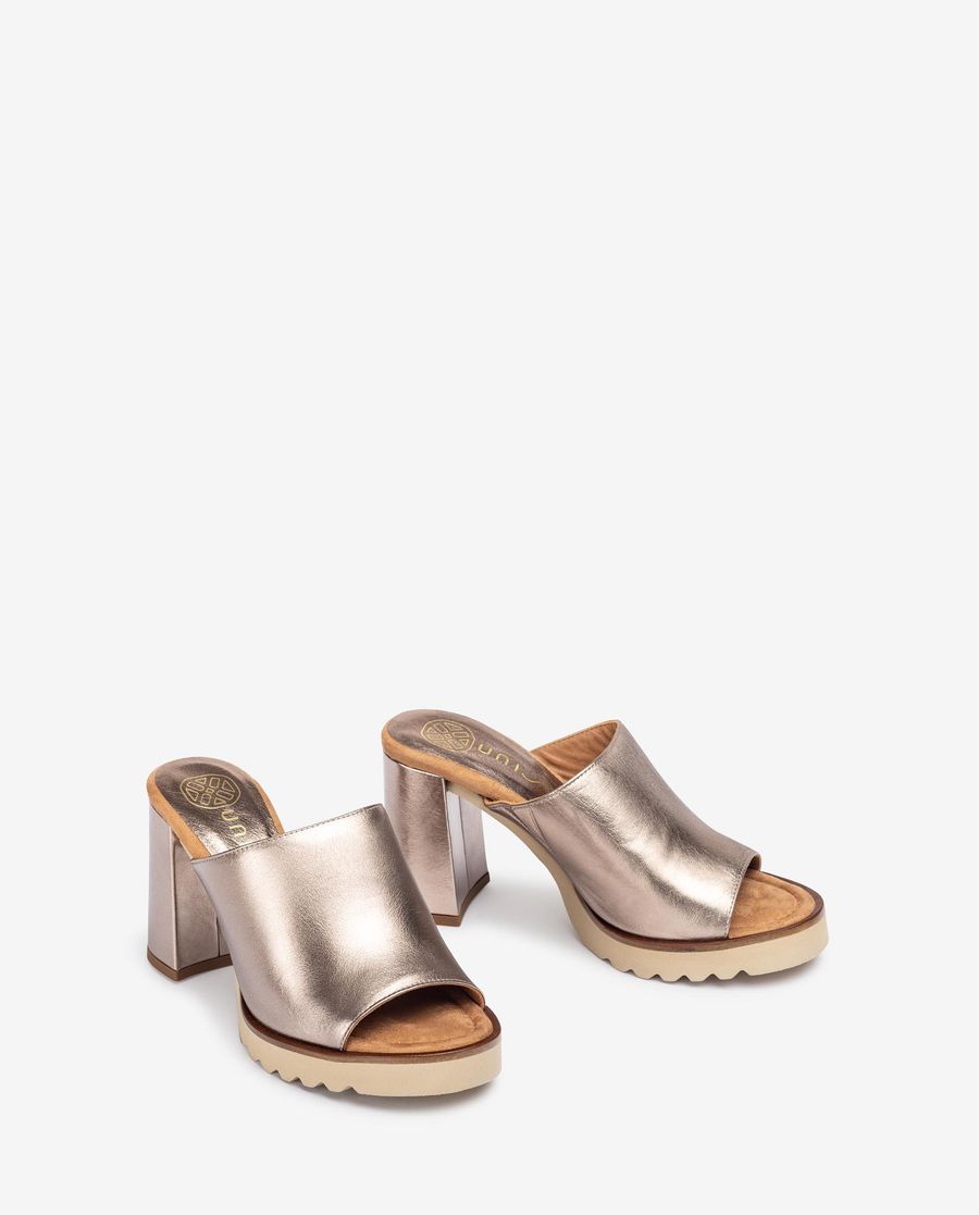 Mules ultra-légères Unisa Femme - Bronze