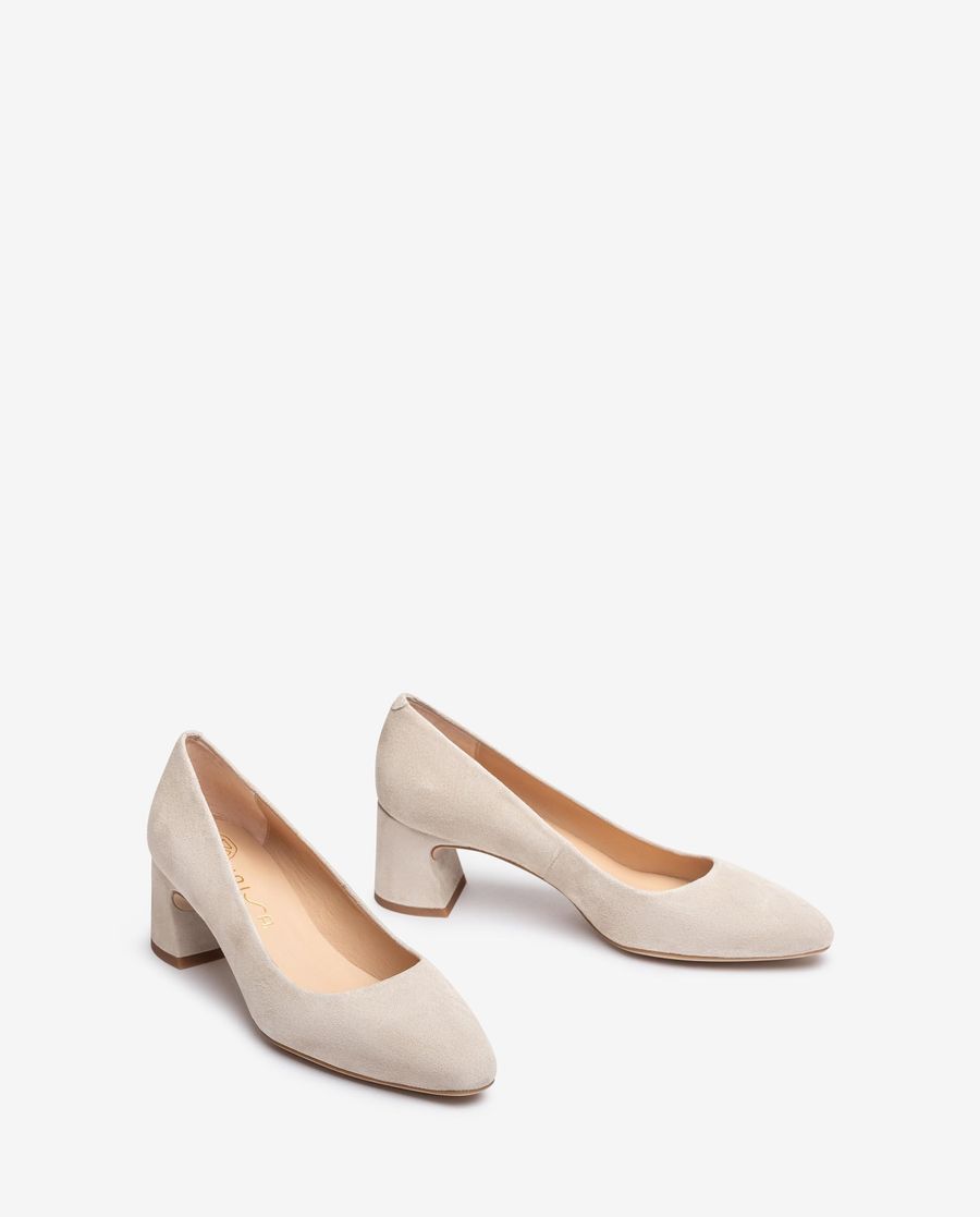 Escarpins à bout carré Unisa pour femme - Beige