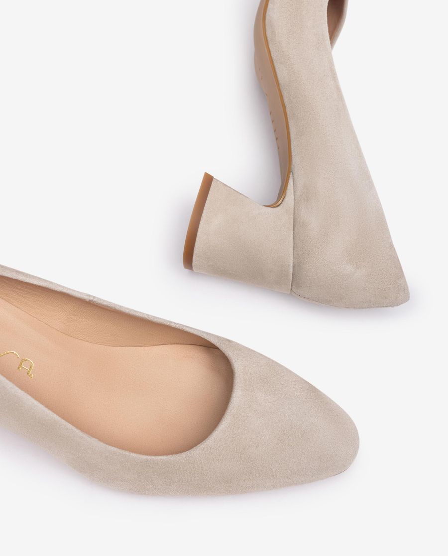 Escarpins à bout carré Unisa pour femme - Beige