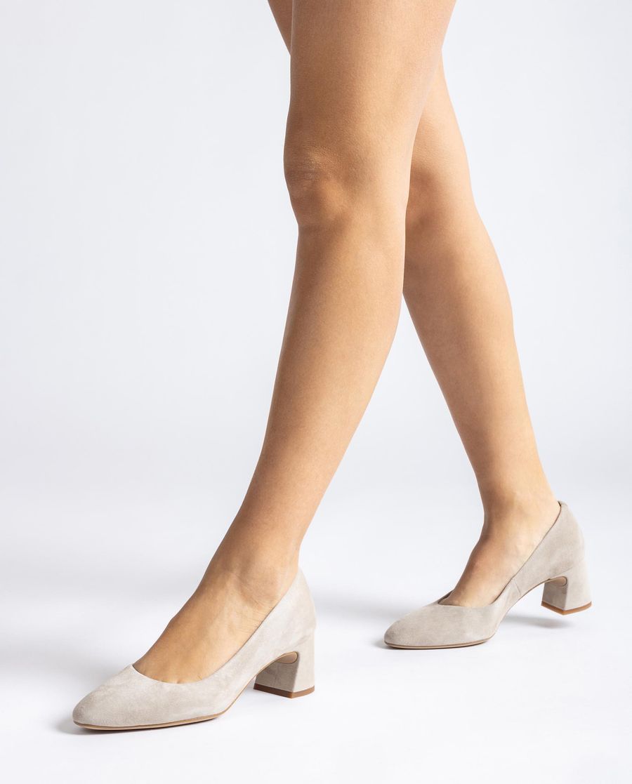 Escarpins à bout carré Unisa pour femme - Beige